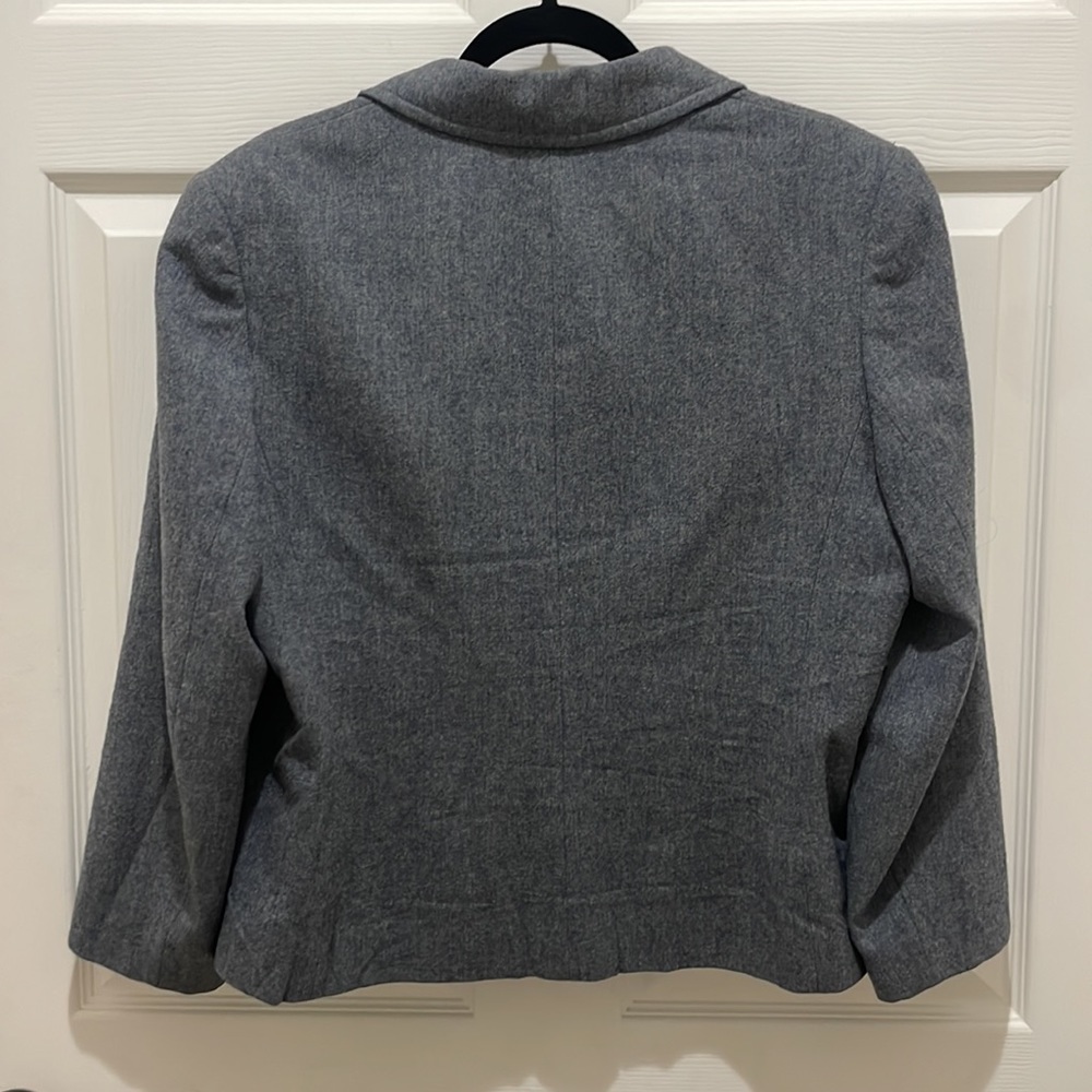 Vintage Pendleton Gray Wool Single Button Lined B… - image 2